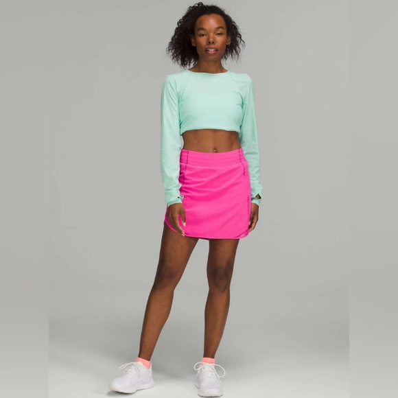 Lululemon | Hotty Hot High-Rise Skirt *Long SONIC PINK - Picture 6 of 16